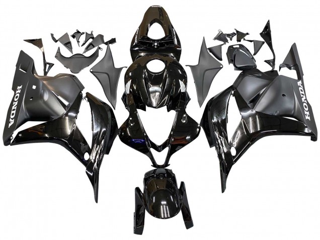 Descuento Carenados Moto Honda CBR600RR 2009-2012 - Negro Brillante Negro Mate