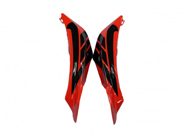 Descuento Carenados Moto Honda CBR600RR 2009-2012 - Rojo Negro Brillante Negro Mate Raya