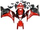 Descuento Carenados Moto Honda CBR600RR 2009-2012 - Rojo Negro Brillante Negro Mate Raya