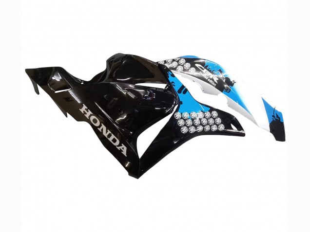 Descuento Kit Carenados Moto Honda CBR600RR 2009-2012 - Blanco Azul Negro Brillante