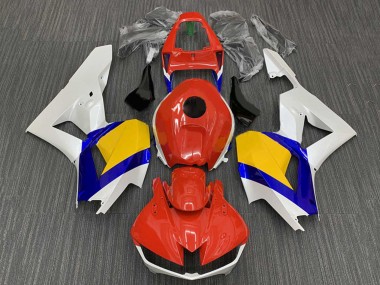 Descuento Carenados Moto Honda CBR600RR 2009-2012 - Blanco Azul Amarillo Rojo