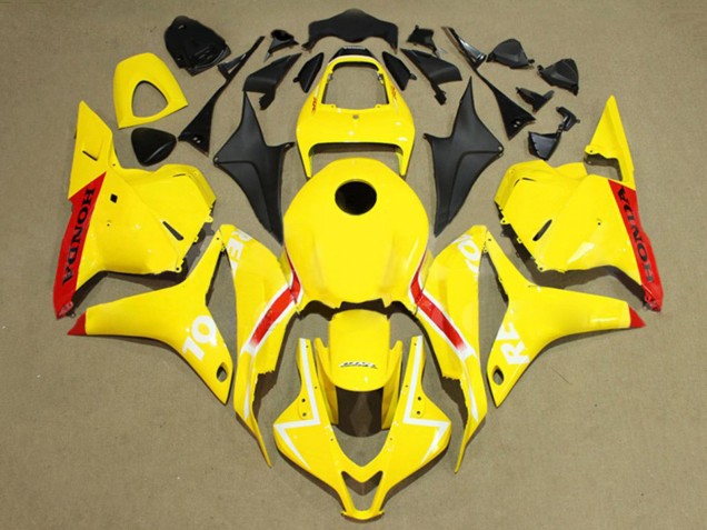 Descuento Carenados Moto Honda CBR600RR 2009-2012 - Amarillo Rojo Blanco Repsol