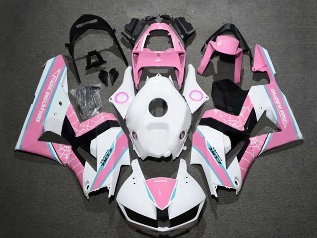 Descuento Carenados Moto Honda CBR600RR 2009-2012 - Blanco Rosa Azul