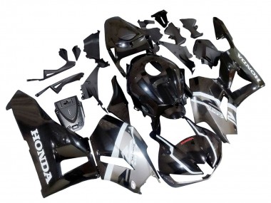 Descuento Carenados Moto Honda CBR600RR 2013-2023 - Plata Negro Brillante