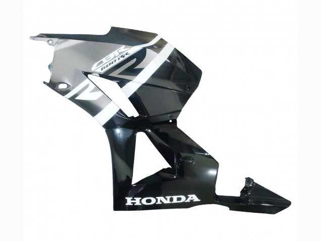 Descuento Carenados Moto Honda CBR600RR 2013-2023 - Plata Negro Brillante