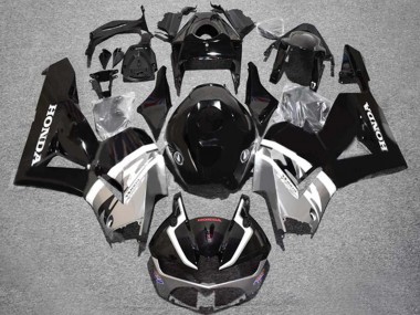Descuento Carenados Moto Honda CBR600RR 2013-2023 - Plata Negro Brillante