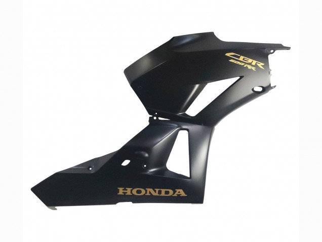 Descuento Carenados Moto Honda CBR600RR 2013-2023 - Negro Mate Oro Calcomanías