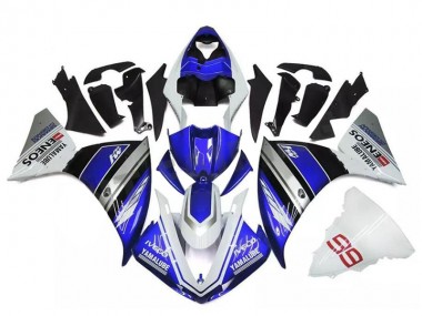 Descuento Carenados Moto Yamaha YZF R1 2009-2011 - Blanco Azul Negro Yamalube ENEOS M1