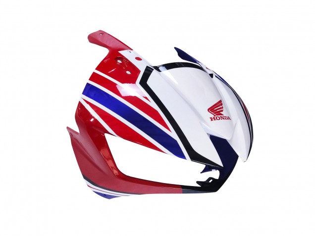 Descuento Carenado Moto Honda CBR600RR 2013-2023 - Blanco Rojo Azul