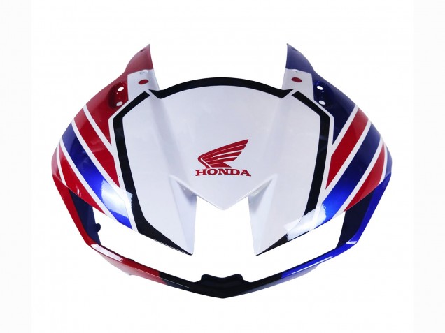 Descuento Carenado Moto Honda CBR600RR 2013-2023 - Blanco Rojo Azul