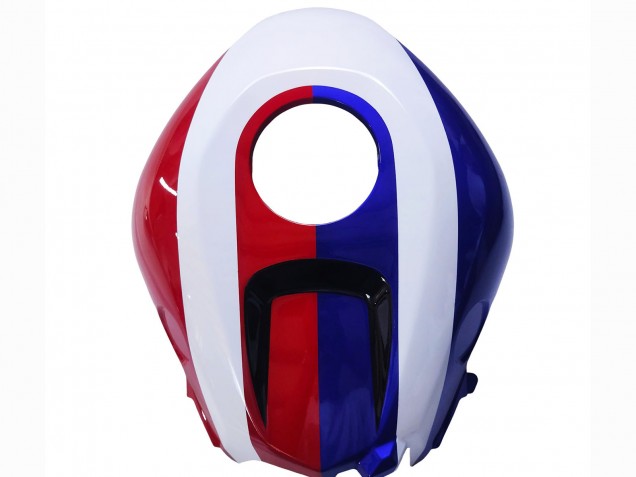 Descuento Carenado Moto Honda CBR600RR 2013-2023 - Blanco Rojo Azul