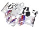 Descuento Carenado Moto Honda CBR600RR 2013-2023 - Blanco Rojo Azul HRC