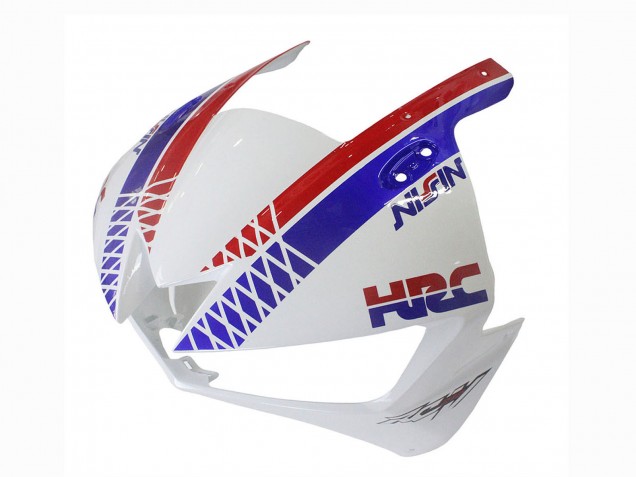 Descuento Carenado Moto Honda CBR600RR 2013-2023 - Blanco Rojo Azul HRC