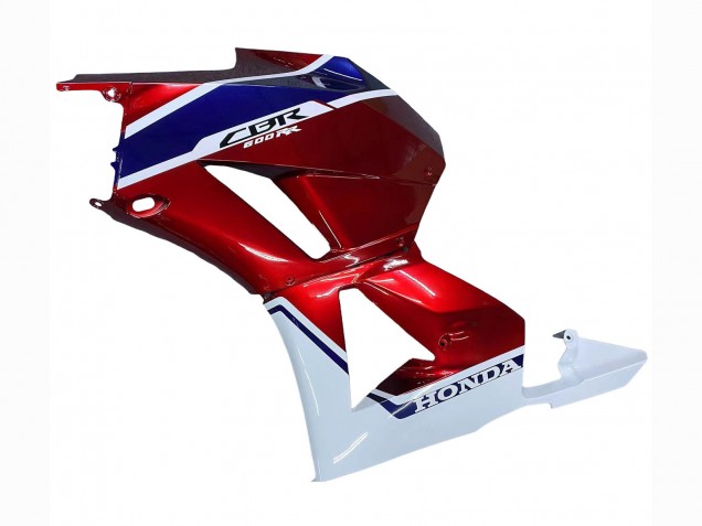 Descuento Carenados Moto Honda CBR600RR 2013-2023 - Blanco Rojo Azul HRC