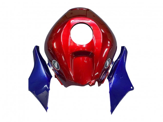 Descuento Carenados Moto Honda CBR600RR 2013-2023 - Blanco Rojo Azul HRC