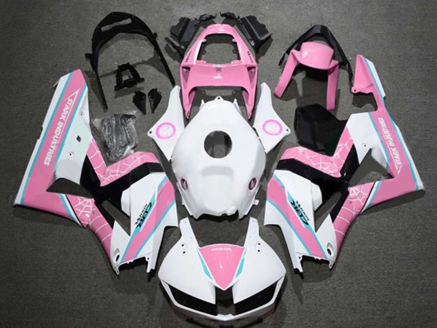 Descuento Carenados Moto Honda CBR600RR 2013-2023 - Blanco Rosa