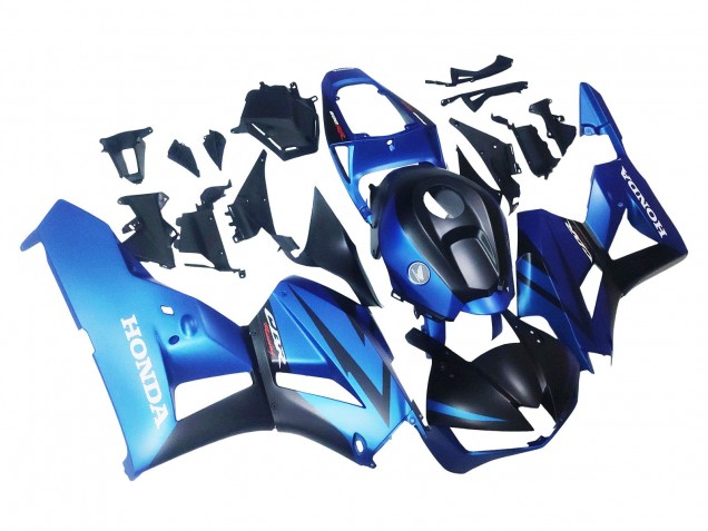 Descuento Carenados Moto Honda CBR600RR 2013-2023 - Azul Negro Mate Carrera