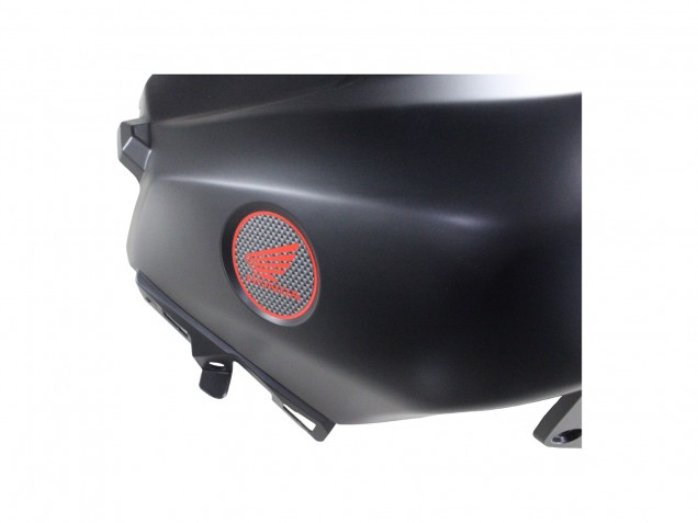 Descuento Carenados Moto Honda CBR600RR 2013-2023 - Negro Mate Rojo Calcomanías