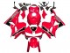 Descuento Carenados Moto Honda CBR600RR 2013-2023 - Rojo Blanco Negro