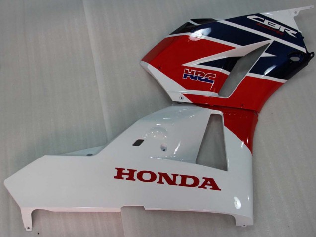 Descuento Carenados Moto Honda CBR600RR 2013-2023 - Blanco Rojo Azul Oscuro HRC