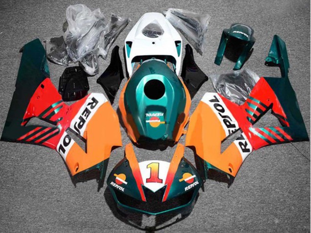 Descuento Carenados Moto Honda CBR600RR 2013-2023 - Naranja Blanco Rojo Negro Brillante Verde Oscuro Repsol 1