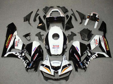Descuento Carenados Moto Honda CBR600RR 2013-2023 - Blanco Oro Negro Brillante HRC