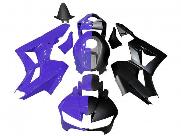 Descuento Carenados Moto Honda CBR600RR 2013-2023 - Púrpura Negro Mate Dividir