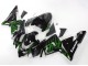 Descuento Carenados Moto Kawasaki ZX10R 2004-2005 - Negro Verde Llama Ninja
