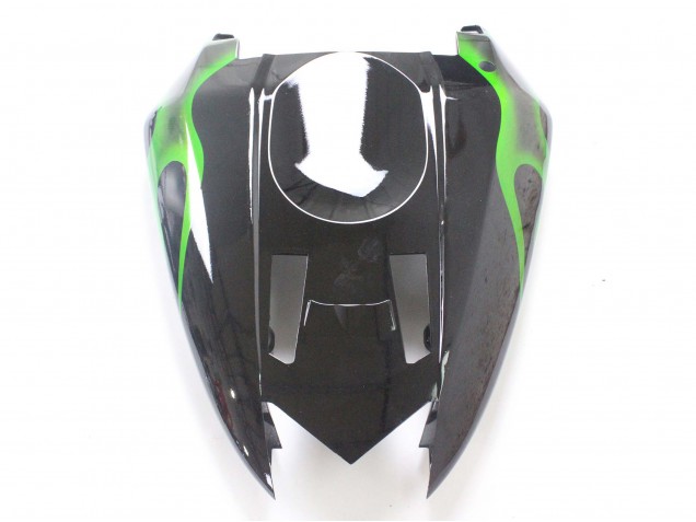 Descuento Carenados Moto Kawasaki ZX10R 2004-2005 - Negro Verde Llama Ninja