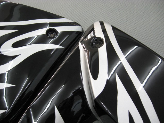 Descuento Carenados Moto Kawasaki ZX10R 2004-2005 - Negro Blanco