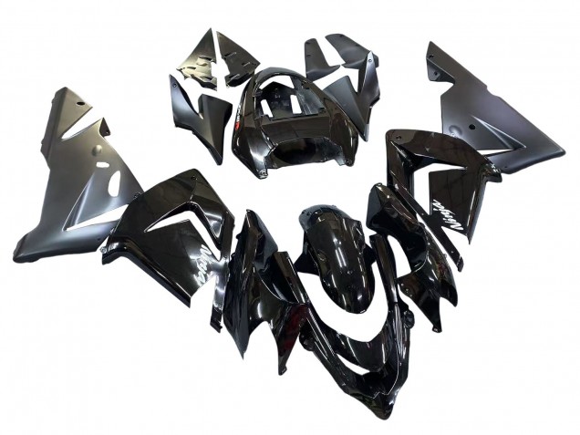Descuento Carenados Moto Kawasaki ZX10R 2004-2005 - Negro Brillante Mate Ninja