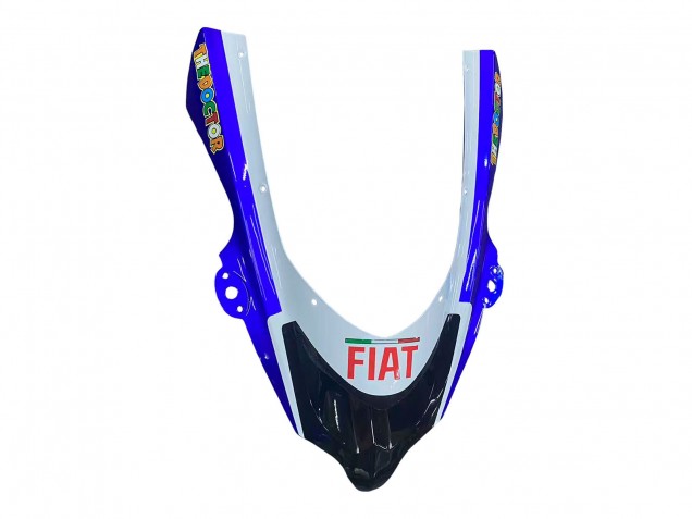 Descuento Carenados Moto Kawasaki ZX10R 2004-2005 - Azul Brillante Blanco Fiat Motul