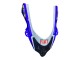 Descuento Carenados Moto Kawasaki ZX10R 2004-2005 - Azul Brillante Blanco Fiat Motul