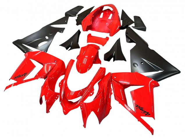Descuento Carenados Moto Kawasaki ZX10R 2004-2005 - Rojo Negro Ninja