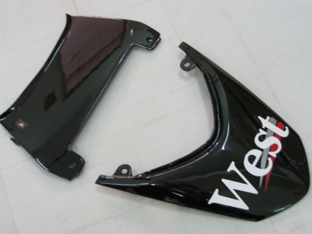 Descuento Carenados Moto Kawasaki ZX10R 2004-2005 - Blanco Negro West Ninja