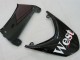 Descuento Carenados Moto Kawasaki ZX10R 2004-2005 - Blanco Negro West Ninja