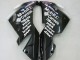 Descuento Carenados Moto Kawasaki ZX10R 2004-2005 - Blanco Negro West Ninja