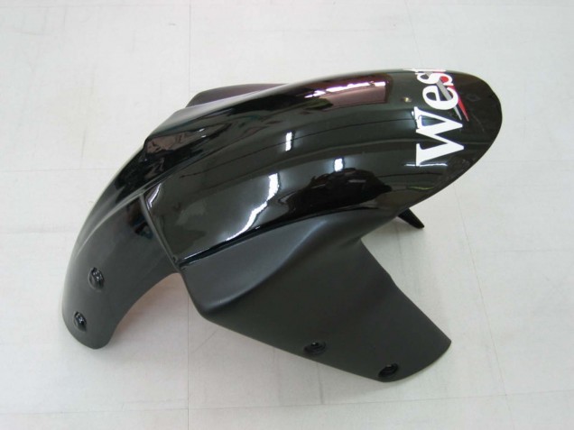 Descuento Carenados Moto Kawasaki ZX10R 2004-2005 - Blanco Negro West Ninja