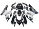 Descuento Carenados Moto Kawasaki ZX10R 2004-2005 - Blanco Negro West Ninja