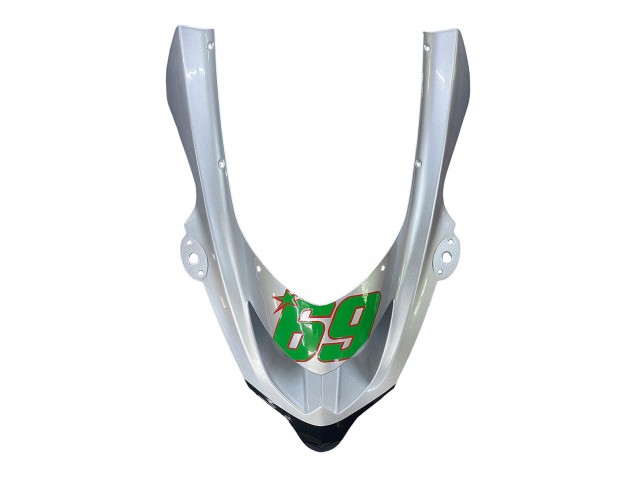 Descuento Carenados Moto Kawasaki ZX10R 2004-2005 - Verde Plata Negro 69