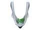 Descuento Carenados Moto Kawasaki ZX10R 2004-2005 - Verde Plata Negro 69