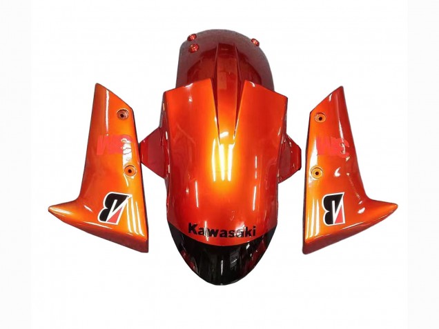 Descuento Carenados Moto Kawasaki ZX10R 2004-2005 - Burnt Naranja Negro Monstruo Elf