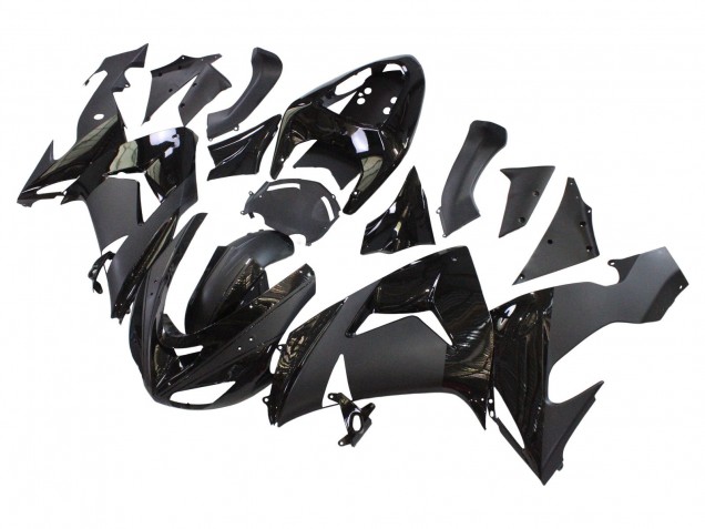 Descuento Carenados Moto Kawasaki ZX10R 2006-2007 - Negro Mate Negro Brillante