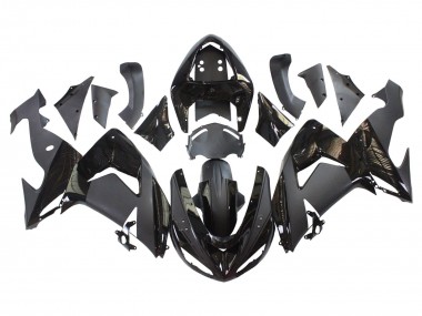 Descuento Carenados Moto Kawasaki ZX10R 2006-2007 - Negro Mate Negro Brillante