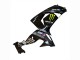 Descuento Carenados Moto Kawasaki ZX10R 2006-2007 - Gris Amarillo Negro Brillante Monstruo Elf
