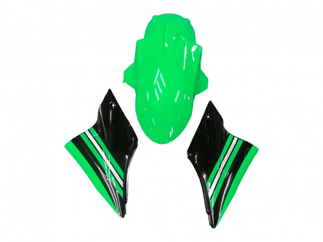 Descuento Kits Carenado Moto Kawasaki ZX10R 2006-2007 - Verde Blanco Negro