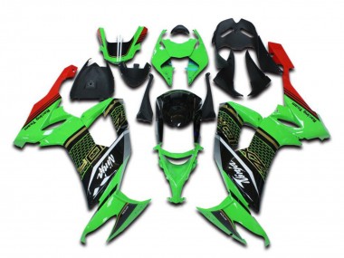 Descuento Carenados Moto Kawasaki ZX10R 2006-2007 - Verde Rojo Negro