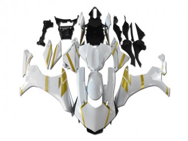 Descuento Carenados Moto Yamaha YZF R1 2015-2019 - Blanco Oro