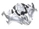Descuento Carenados Moto Kawasaki ZX10R 2006-2007 - Plata Negro Ninja