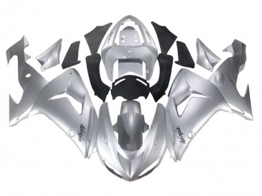 Descuento Carenados Moto Kawasaki ZX10R 2006-2007 - Plata Negro Ninja